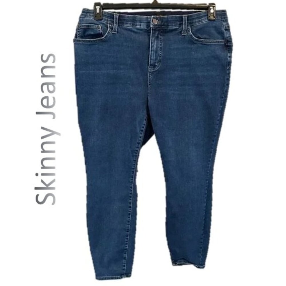 BOLD ELEMENTS Women's Skinny Jeans 20W